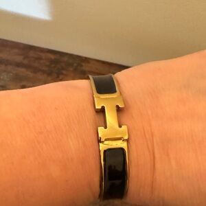Gold and Black Bracelet